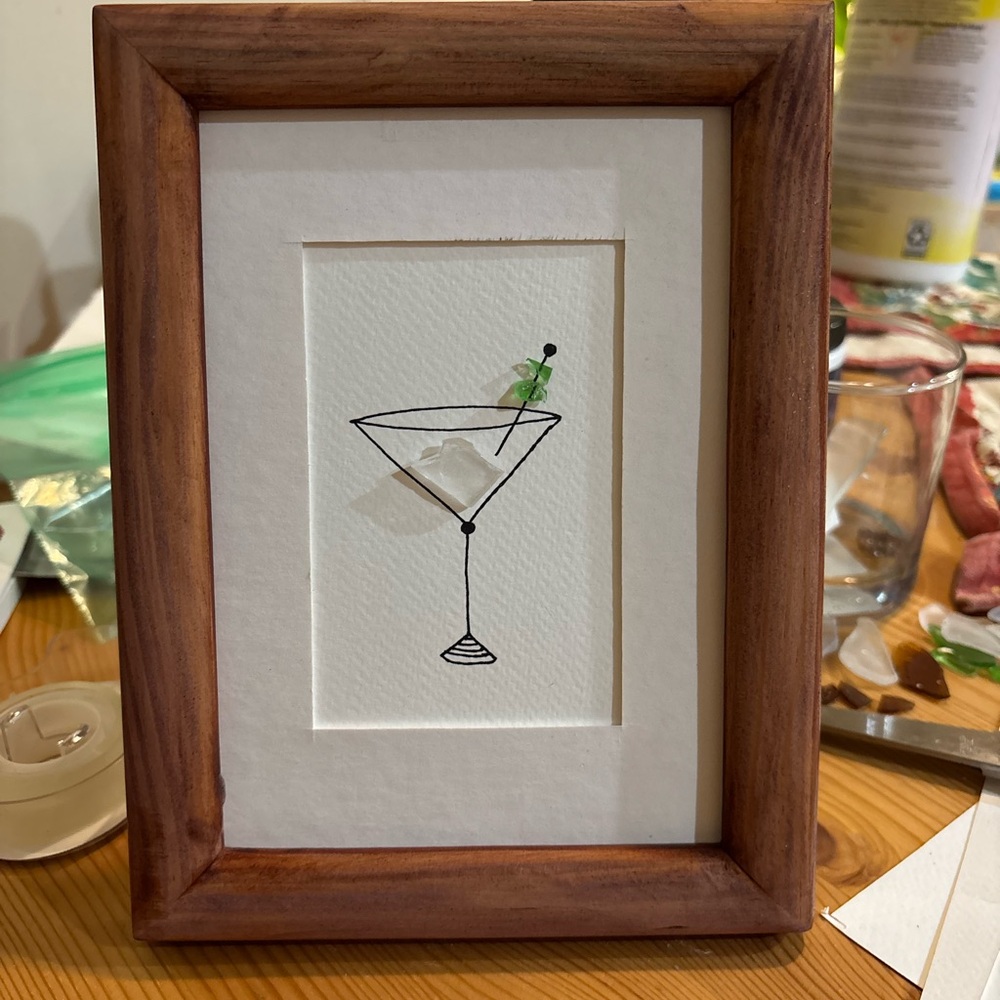 ONE OF A KIND! Sea Glass Art!🌊⚓️🐚